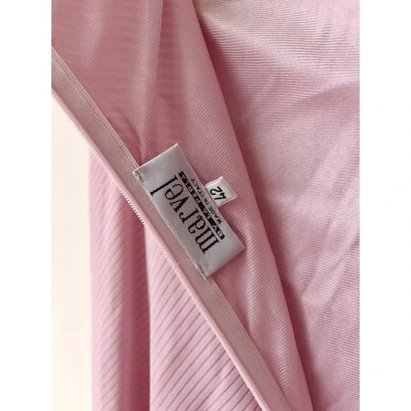 La Perla Vintage Light Pink Dress Marvel Made In Italy Size 42 - Picture 6 of 8